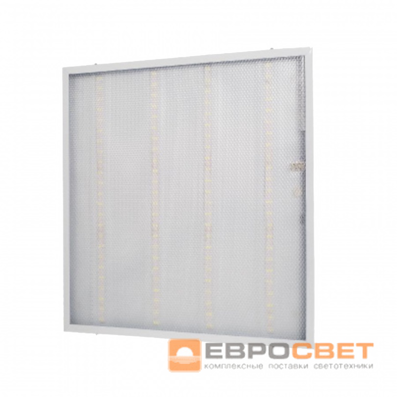 Панель світлодіодна ЕВРОСВЕТ 595x595мм, 72Вт, 6400К, 7200lm (40802)